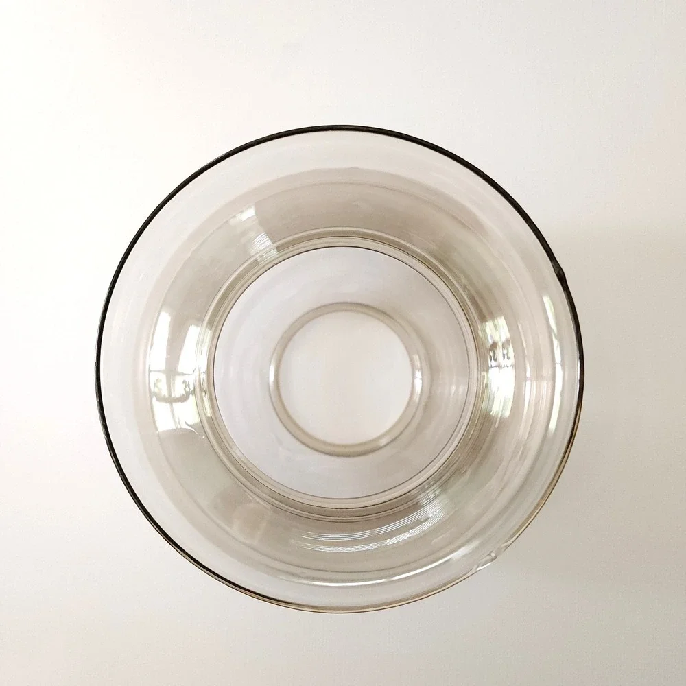Vintage Smoked Glass Lamp‎ Shade 3